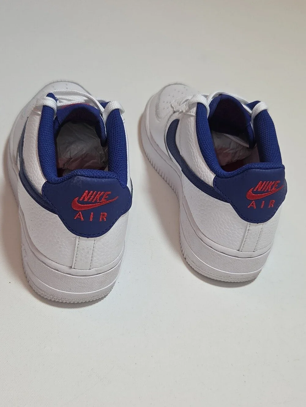 Nike Air Force 1 Low GS 6Y White Royal Blue Red AF1 Retro Streetwear Sneakers